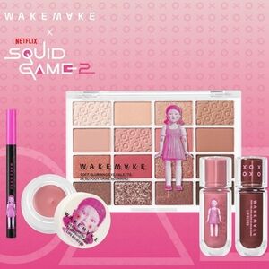 WAKEMAKE WM X Netflix Squid Game Get Ready with Younghee Make up Set | Korean